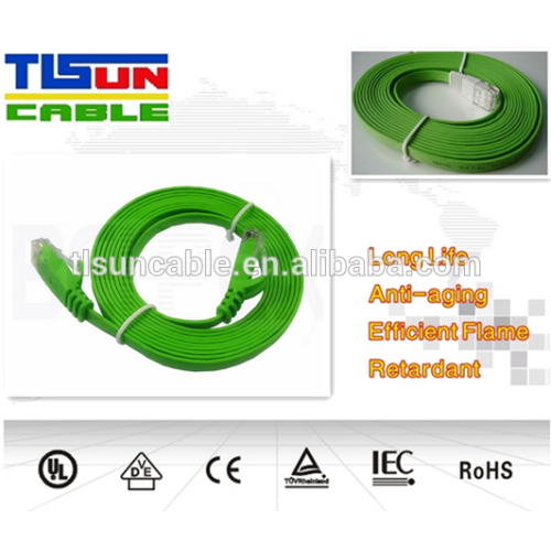 computer ethernet flat patch cord cat5e utp